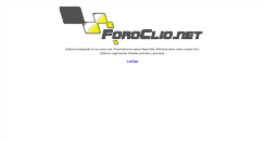 Desktop Screenshot of foroclio.net